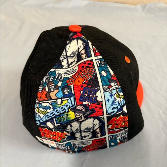 New Era San Francisco Giants Black & Orange Comic-Panel Fitted Hat - Picture 2 of 6